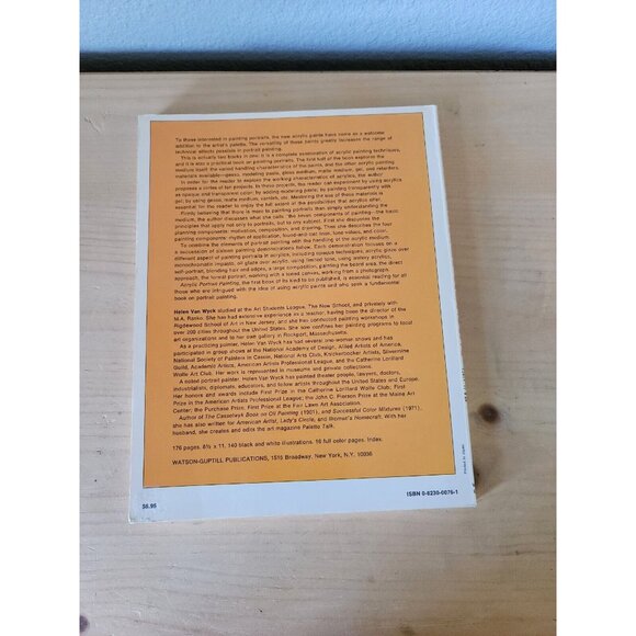 Vtg Acrylic Portrait Painting Softcover Book By Helen Van Wyk Made/Printed Japan - Picture 10 of 12